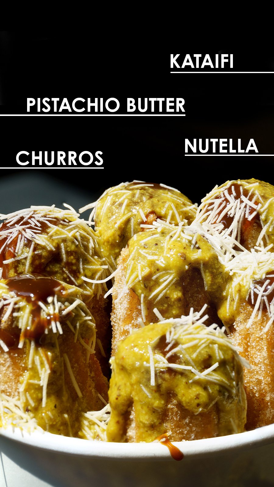 Churriño packaging, ingredient label detail